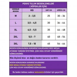 Mon Amour Çizgili Köpek Tulumu | Pamuklu Penye Köpek Pijaması | Küçük Irklar İçin | Tüy Dökülmesini Azaltır