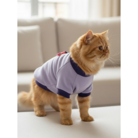 My Bella Pony Mor ve Lila Kedi Polar Sweatshirt