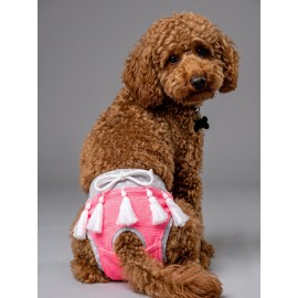 Neo Pink Dişi Köpek Regl Külotu | Köpek Donu | Köpek İç Çamaşırı | Pet Kıyafet | Küçük Irklar İçin