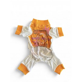 Tiger Köpek Uyku Takımı | Pamuklu Penye Köpek Tulumu ve Mini Yastık | Küçük Irklar İçin | Tüy Dökülmesini Azaltır