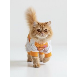 Never Give Up Penye Kedi Tulum Pijama