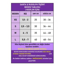 Noel Baba Ve Rudolph Kedi Tişörtü