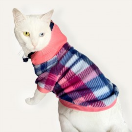 Mini Suqare Pie Kapşonlu Sweatshirt Ceket Kedi Süeteri Kıyafeti 