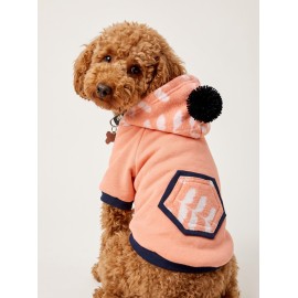 Peachy Pink Köpekler için Polar Sweatshirt