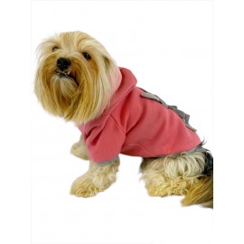 Pinky Rabbit Kapşonlu Sweatshirt Köpek Kıyafeti Köpek Elbisesi 