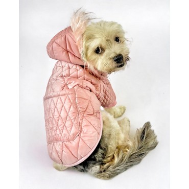 Pink Comfie Köpek Montu, Köpek Ceketi, Köpek Dış Giyim