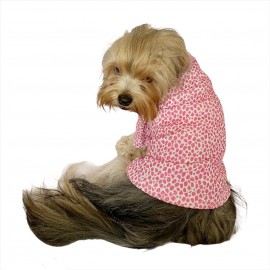 Pink Leo Cutie Polo Yaka Tişört Köpek Kıyafeti Köpek Elbisesi