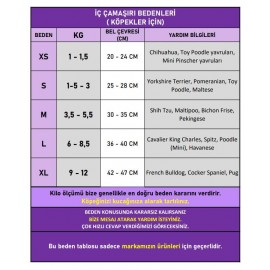 Pink Rosie Kemique's Secret Köpek İç Çamaşırı Regl Külot Don