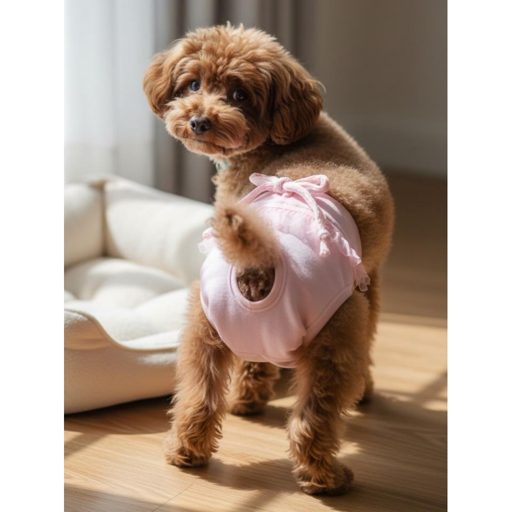 Pink Rosie Kemique's Secret Köpek İç Çamaşırı Regl Külot Don