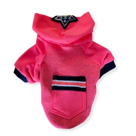 Pink Stars Kapşonlu Sweatshirt Köpek Kıyafeti 