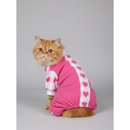 Pinky Love Polar Kedi Tulumu Pijama