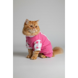 Pinky Love Polar Kedi Tulumu Pijama