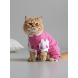Pinky Love Polar Kedi Tulumu Pijama