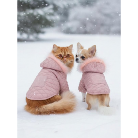 Pinky Pie Pembe Kedi Montu Kışlık Ceket 