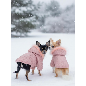 Pinky Pie Pembe Köpek Montu Kışlık Ceket 