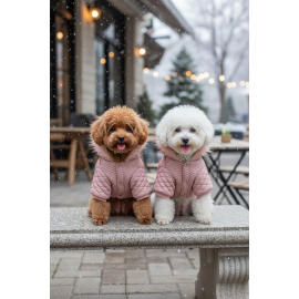 Pinky Pie Pembe Köpek Montu Kışlık Ceket 