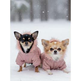 Pinky Pie Pembe Köpek Montu Kışlık Ceket 