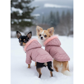 Pinky Pie Pembe Köpek Montu Kışlık Ceket 