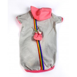 Pocket Rainbow Sweatshirt Orta ve Büyük Irklar İçin