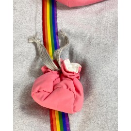 Pocket Rainbow Sweatshirt Orta ve Büyük Irklar İçin