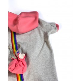 Pocket Rainbow Sweatshirt Orta ve Büyük Irklar İçin