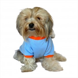 Ponçik Oval Yaka Tişört Köpek Kıyafeti Köpek Elbisesi