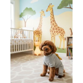 Neşeli Zürafa Köpek Tulumu | Küçük Irk Köpekler İçin | Tüy Dökülmesini Azaltır