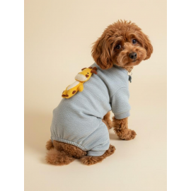 Neşeli Zürafa Köpek Tulumu | Küçük Irk Köpekler İçin | Tüy Dökülmesini Azaltır