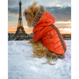 Luxy Orange Köpek Montu, Köpek Ceketi, Köpek Dış Giyim