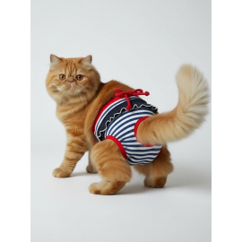 Pretty Liva Dişi Kedi Regl Külotu | Don | Kedi İç Çamaşırı | Ayarlanabilir Bağcıklı | Küçük Irklar İçin