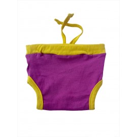 Purple Yellow Kemique's Secret Kedi İç Çamaşırı  Regl Külot  Don