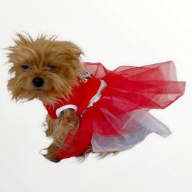 Red Anchor Tütülü Köpek Elbisesi,  Kıyafeti Tutu