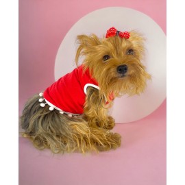 Frilly Pop Atlet Köpek Kıyafeti  Köpek Elbisesi