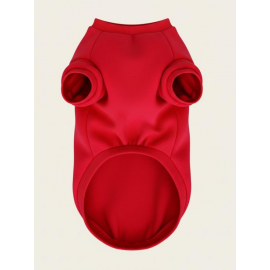 Reddy Kırmızı Kapşonsız Sweatshirt, Orta ve Büyük Irklar İçin