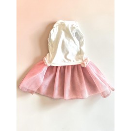 Rosie Pink Tütü Kedi Kıyafeti | Pembe Tütülü Elbise | Kediler İçin