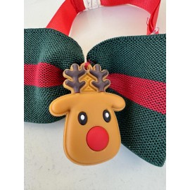 Royal Rudolph Premium Yılbaşı Köpek Papyonu | Limited Edition Luxe Aksesuar | Orta & Büyük Irklar İçin