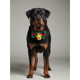 Royal Rudolph Premium Yılbaşı Köpek Papyonu | Limited Edition Luxe Aksesuar | Orta & Büyük Irklar İçin