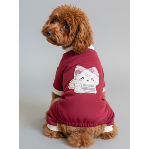 Ruby Foxie Köpek Tulumu – Küçük Irklar İçin Kışlık Köpek Pijaması