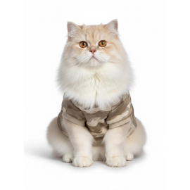 Safari Friends Kapüşonlu Kedi Sweatshirt – Küçük Irklar