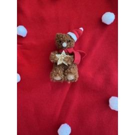 Santa Teddy Kırmızı Yılbaşı Köpek Kıyafeti | Noel Baba Kapüşonlu Polar Sweatshirt | Orta ve Büyük Irklar İçin