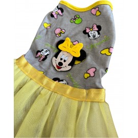 Sevimli Fare Sunny Tütü Kedi Kıyafeti | Sarı Tütülü Elbise | Kediler İçin