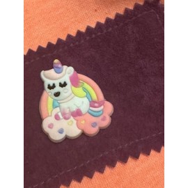 Sevimli Unicorn Marşmelov Pembe Kedi Polar Sweatshirt