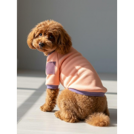 Sevimli Unicorn Marşmelov Pembe Köpek Polar Sweatshirt