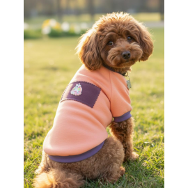 Sevimli Unicorn Marşmelov Pembe Köpek Polar Sweatshirt