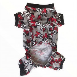 Nighty Mickey Penye Çıtçıtlı Tulum Köpek Tulumu  Köpek Elbisesi