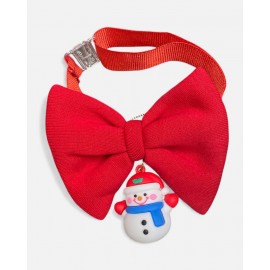 Snowman Kedi Papyonu Kurdela Tasma Yılbaşı Noel