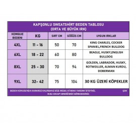 Soft Safari Kapüşonlu Köpek Sweatshirt – Orta ve Büyük Irklar