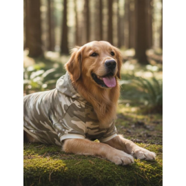 Soft Safari Kapüşonlu Köpek Sweatshirt – Orta ve Büyük Irklar
