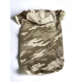 Soft Safari Kapüşonlu Köpek Sweatshirt – Orta ve Büyük Irklar