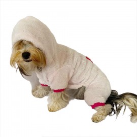 Softie Butterfly Pembe Köpek Tulumu Köpek Kıyafeti
